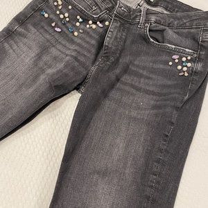 Zara embellished jeans